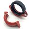 70A Raccordo per tubi in gomma ISO9001 Morsetto per tubi in ferro duttile con clip in acciaio con scanalatura